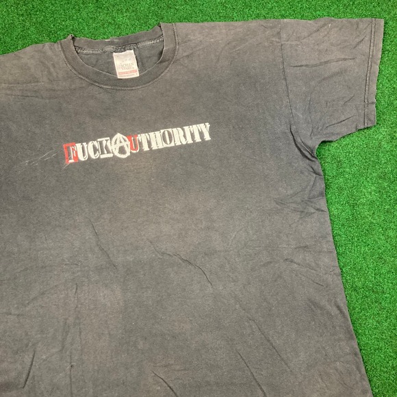 Screen Stars Other - Vintage Screen Stars Shirt Mens XL Black 2001 Pennywise Punk Band F*ck Authority